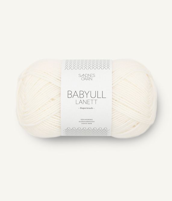 Hovedbilde Babyull Lanett 1012 Natural White
